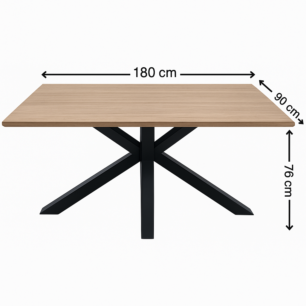 Mesa de comedor en madera MDF "Lisboa"