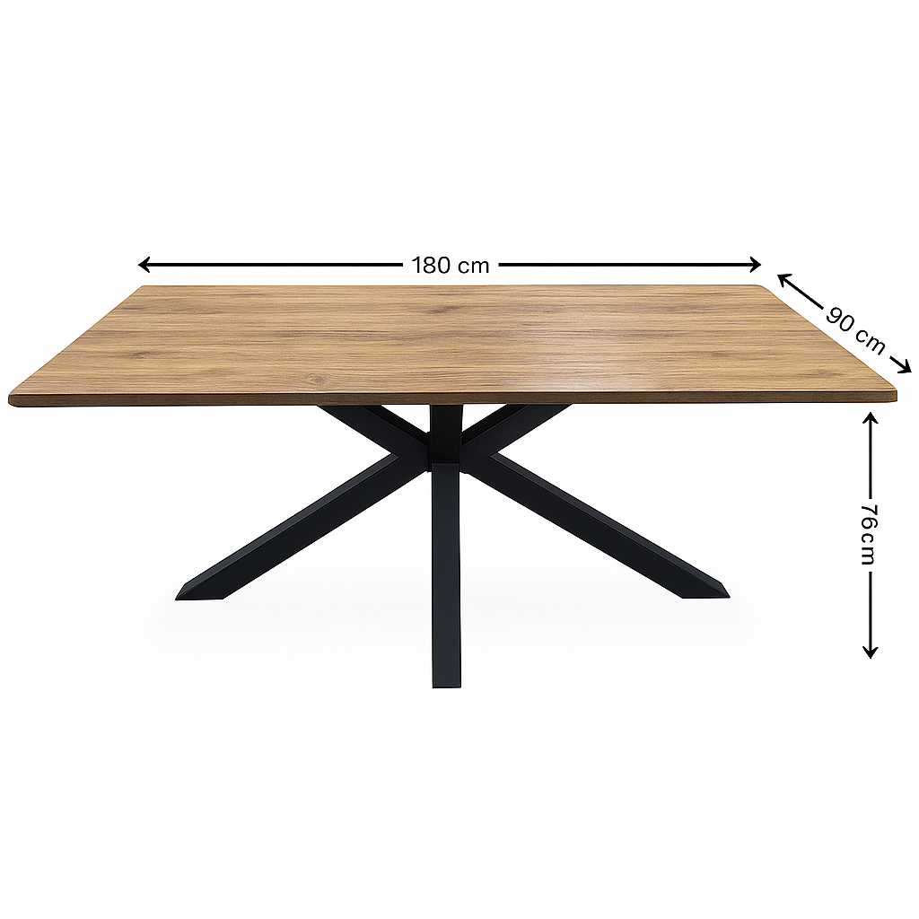 Mesa de comedor en madera MDF "Lisboa"