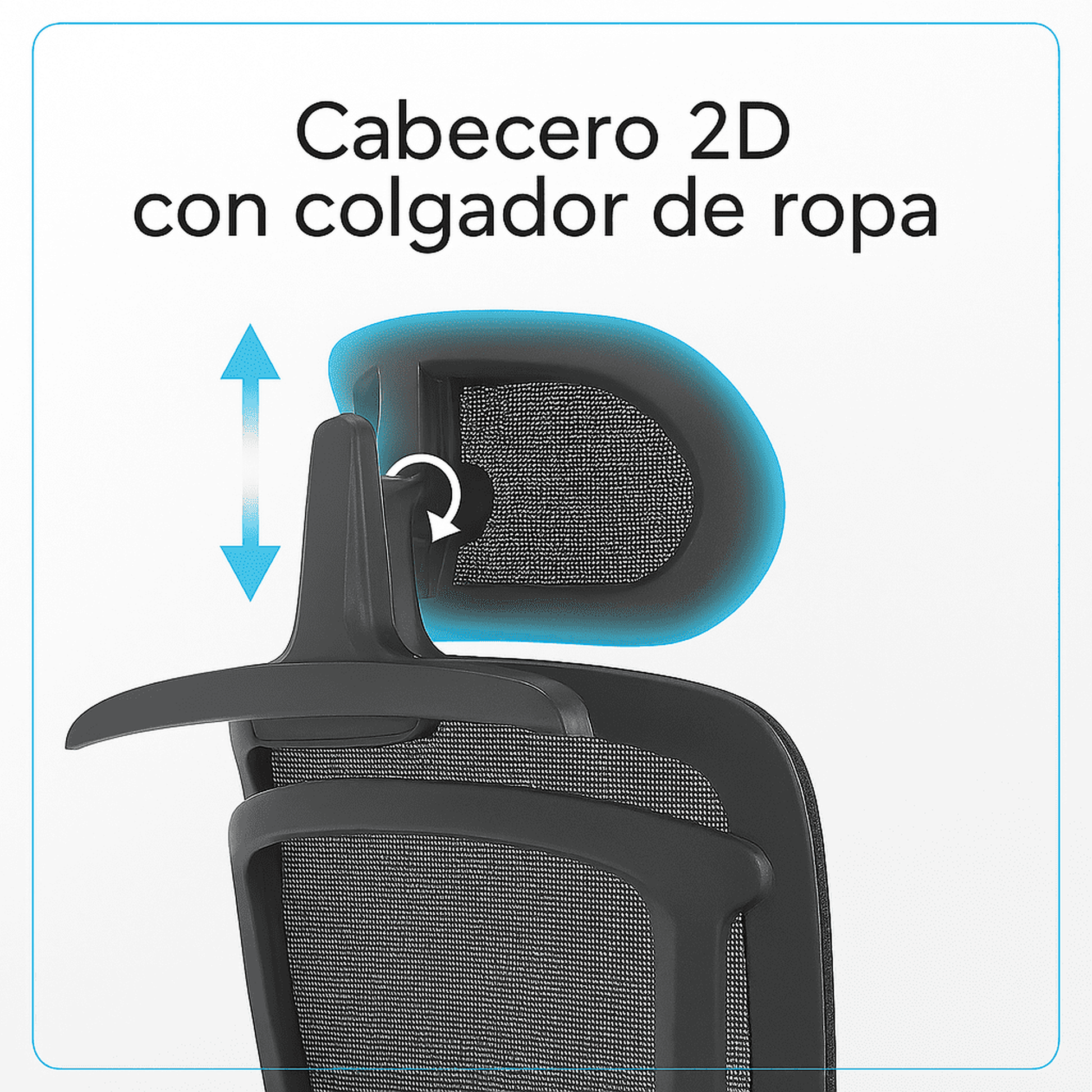 Silla de Oficina Ergonómica Icon-H con Soporte Lumbar 2D