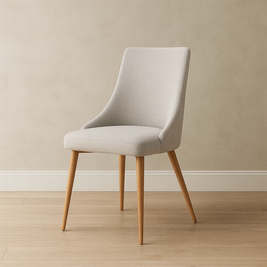 Pack de 2 sillas de comedor tapizadas "Safi"