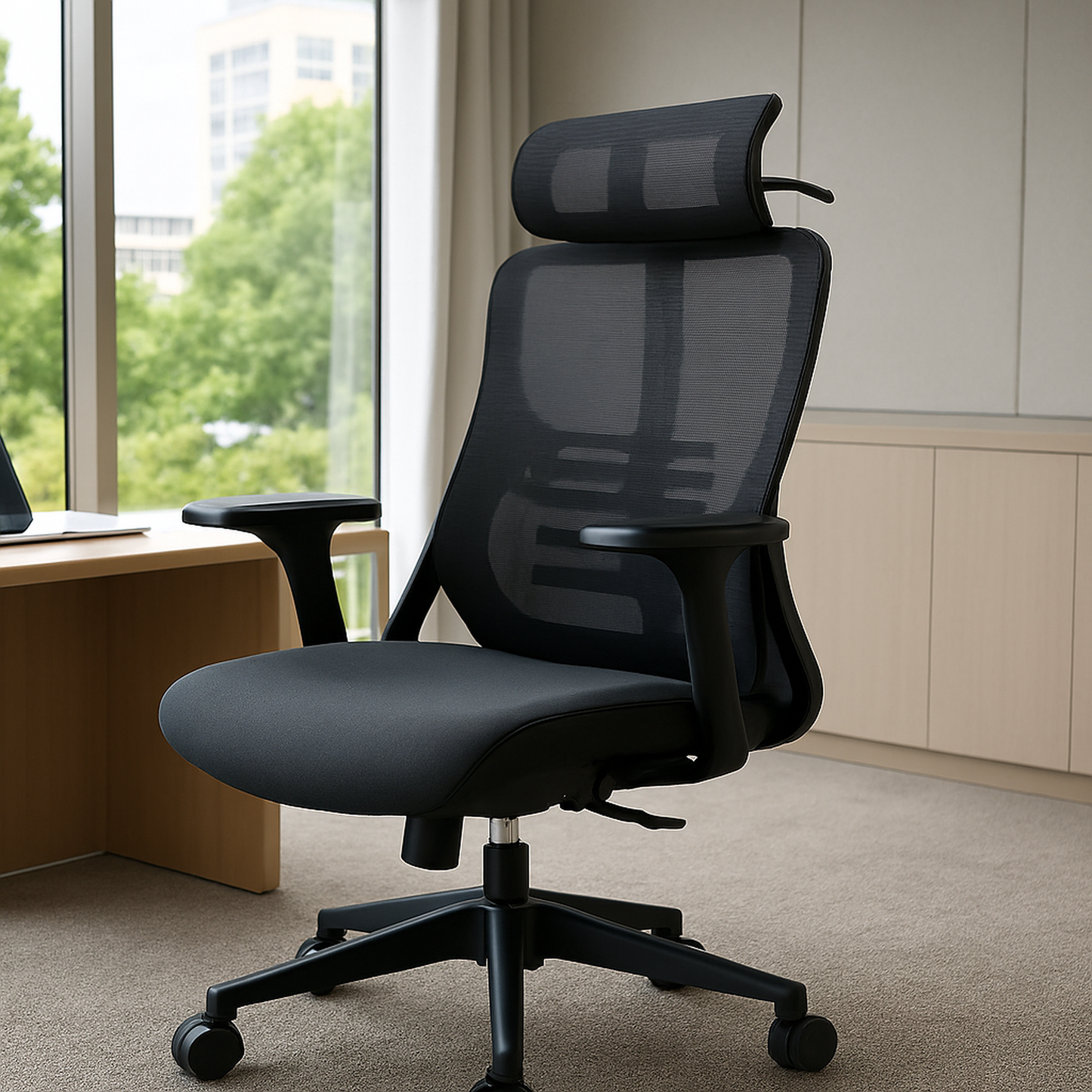 Silla de Oficina Ergonómica Icon-H con Soporte Lumbar 2D