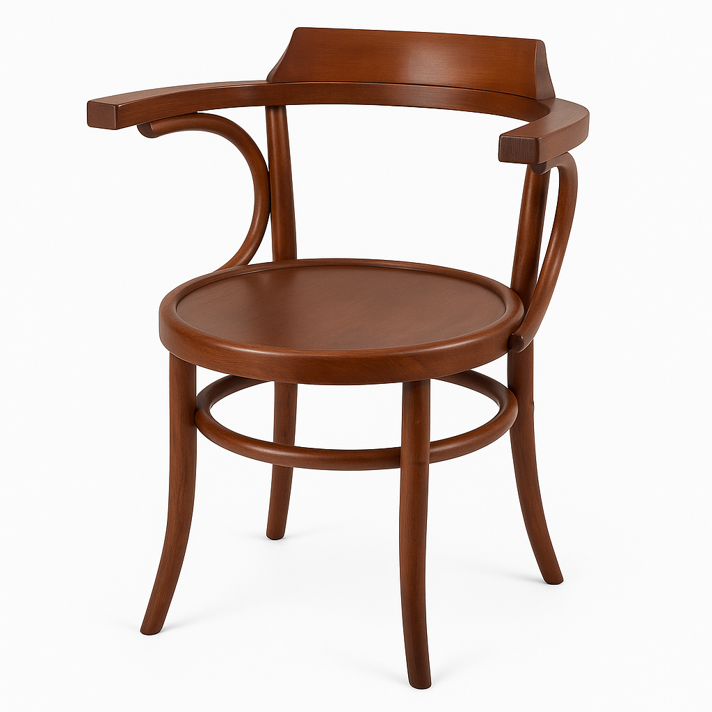 Diseño elegante y clásico, característico en mobiliario de hostelería. Sillas de madera ideales para complementar la decoración de bares y restaurantes.