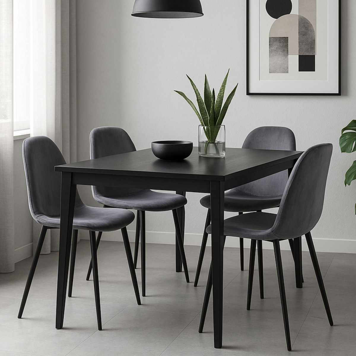 Pack de 4 sillas de comedor «Tanger»