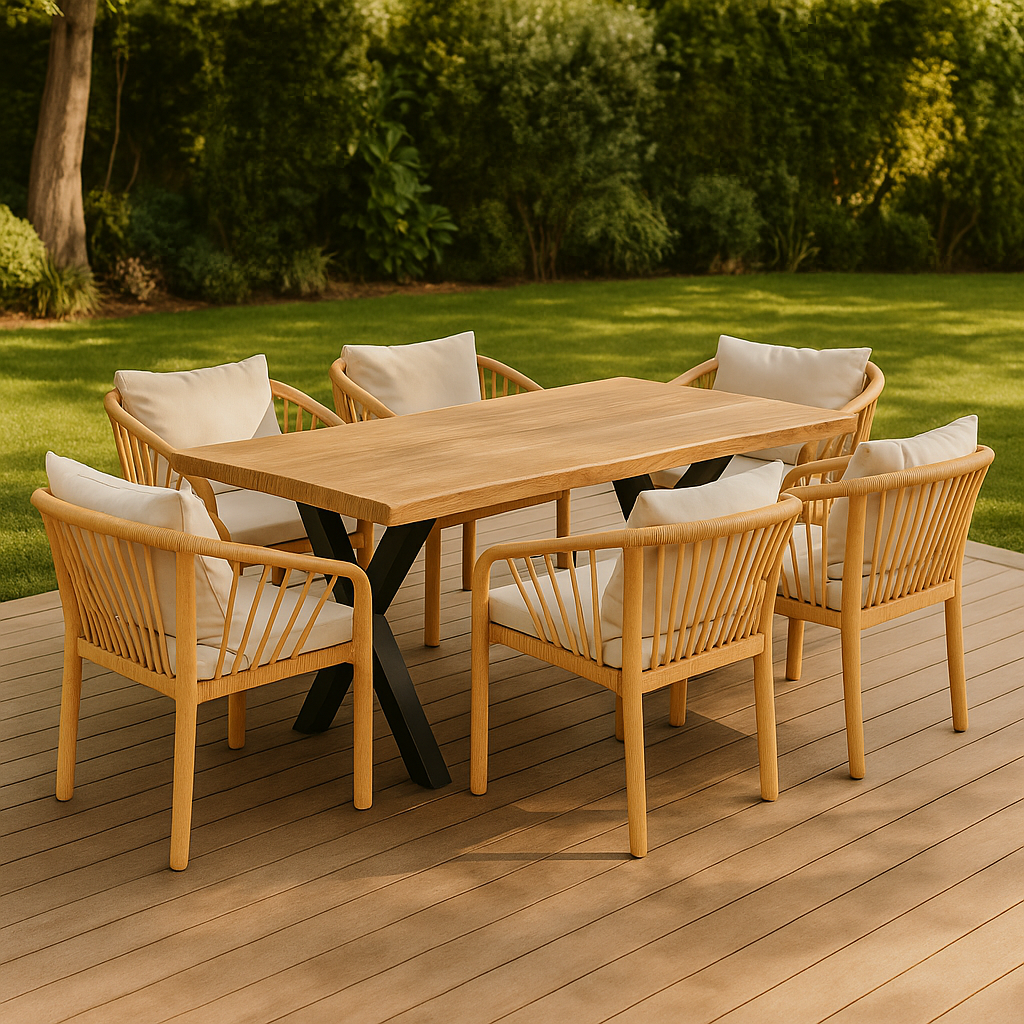 Mesa de comedor en madera «Oporto»