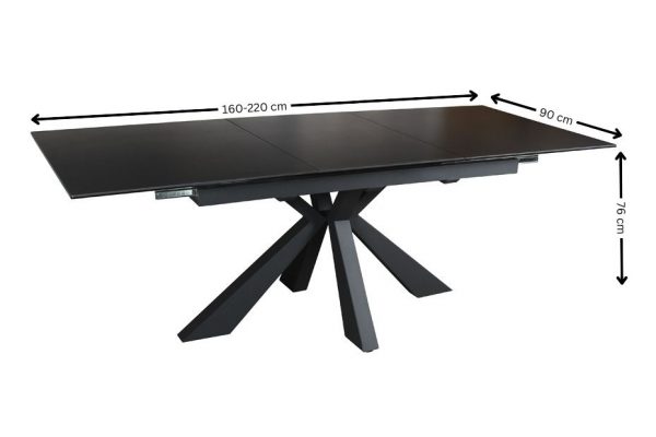 MESA PORCELÁNICA EXTENSIBLE - MODELO "TARTUS"