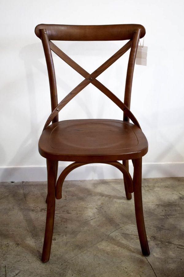 PACK DE 2 SILLAS EN MADERA DE OLMO PARA HOSTELERÍA - MODELO "CALPE"
