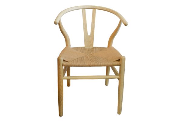 Mesa de madera de olmo natural