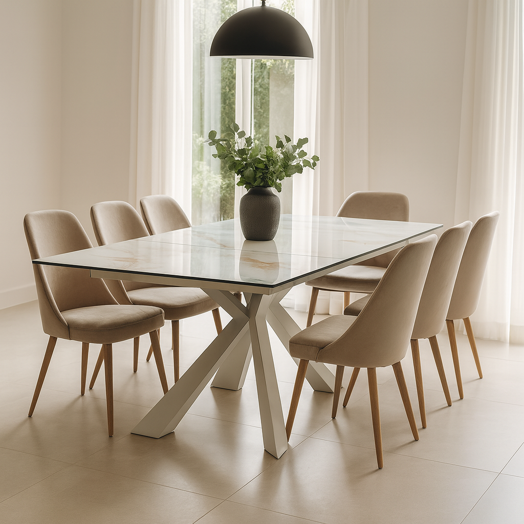 Mesa extensible porcelánica «Tartus»