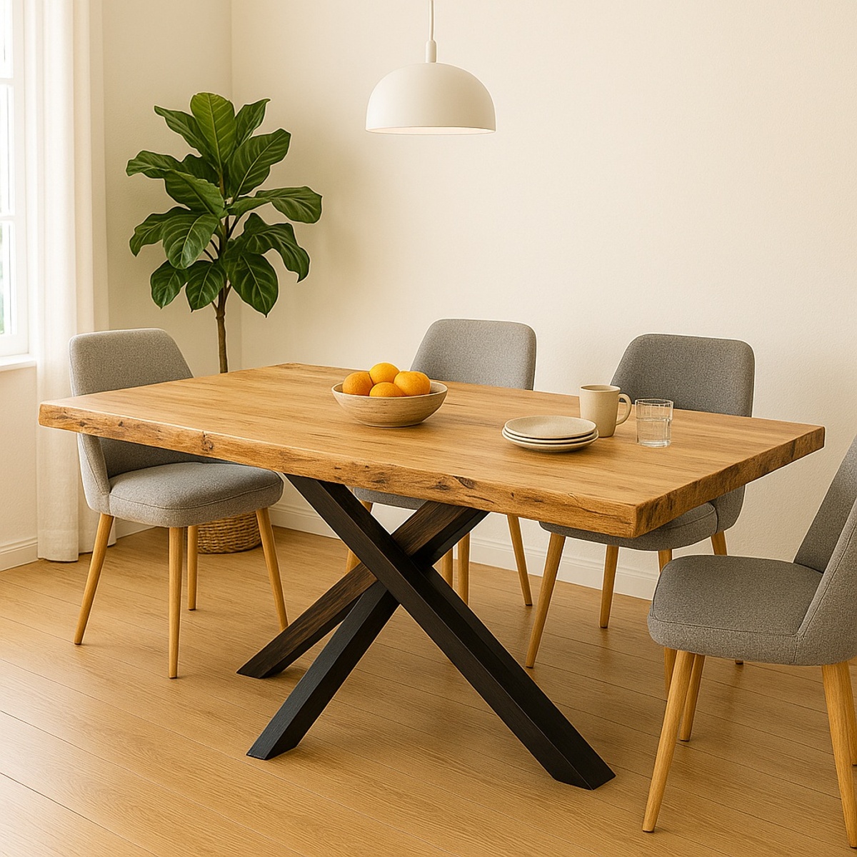 Mesa de comedor de Acacia «Vik»