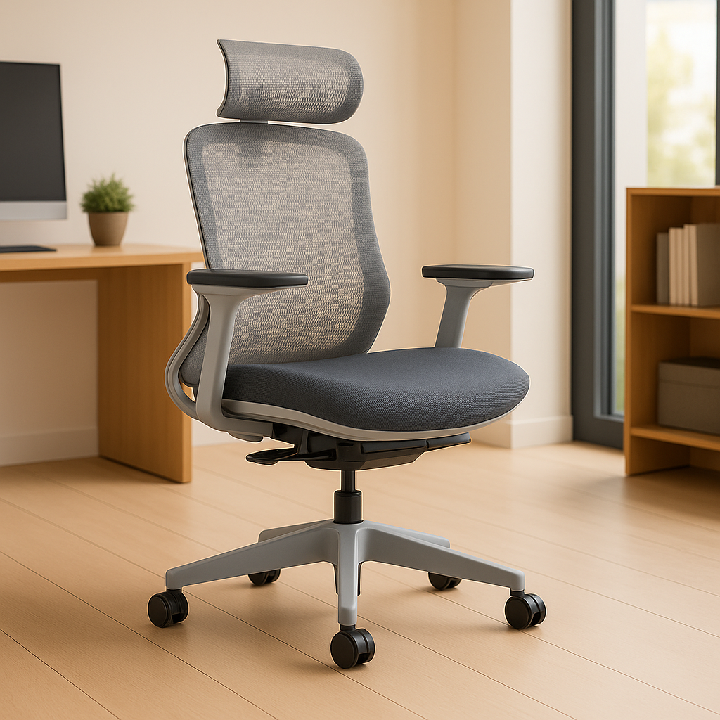 Silla de Oficina Ergonómica Syno-HG con Masaje Lumbar Eléctrico