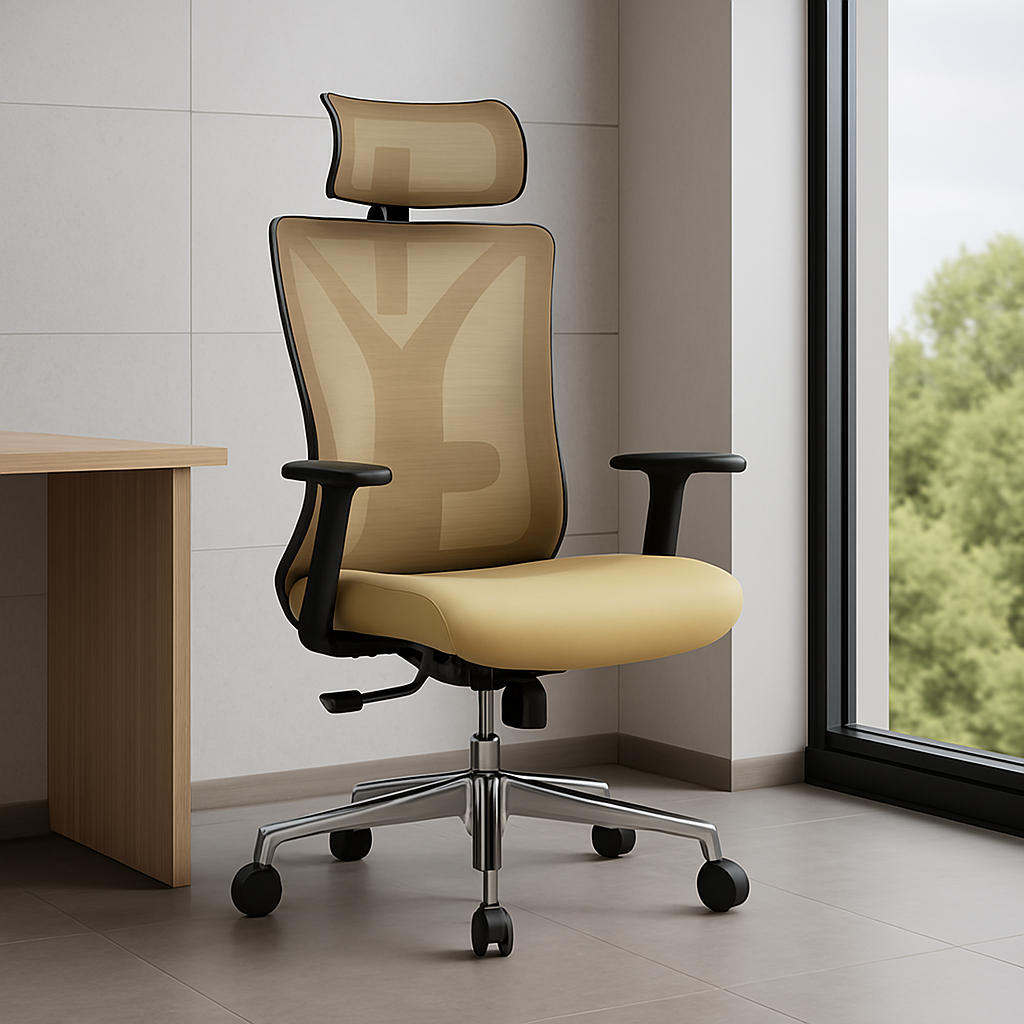 Silla de Oficina Ergonómica Prima-K con Soporte Lumbar 2D