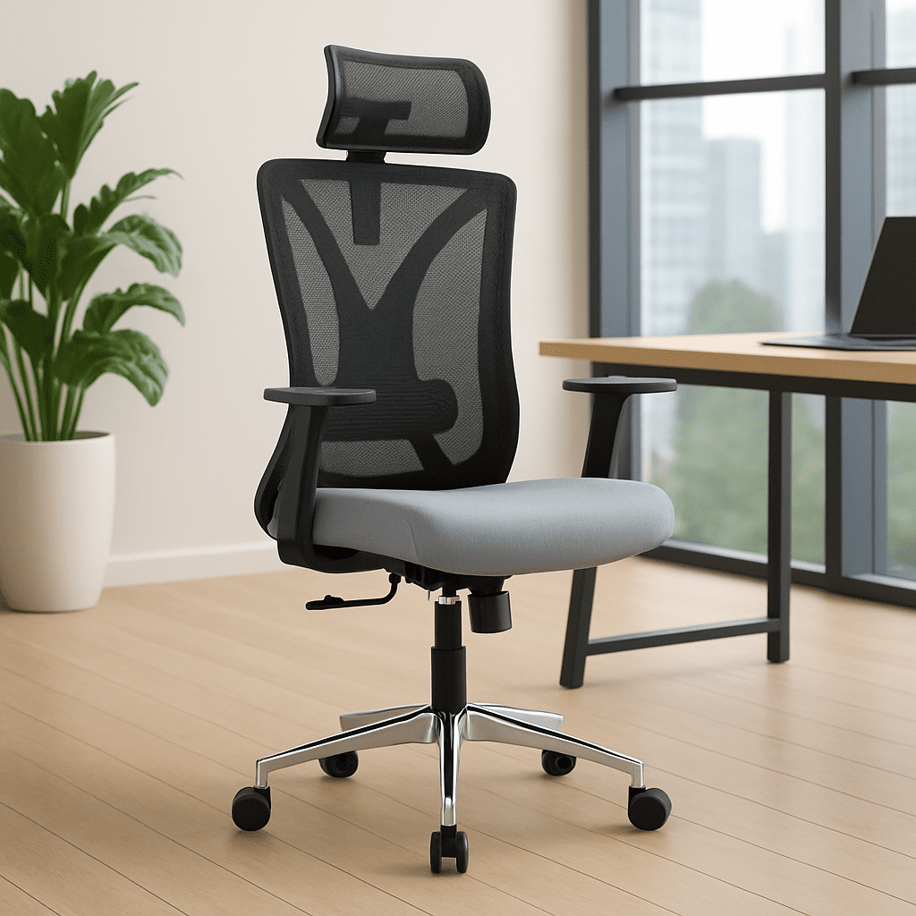 Silla de Oficina Ergonómica Prima-G con Soporte Lumbar Ajustable